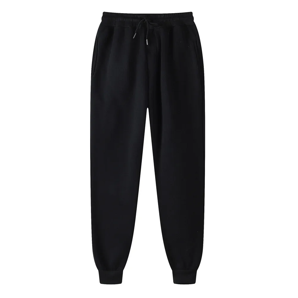 Men Clothing Jogger Pants Men Man Pants for Mens Sweatpants Men's Brushed Gym Women's Winter Trousers Tracksuit Fleece-lined thumbnail 2
