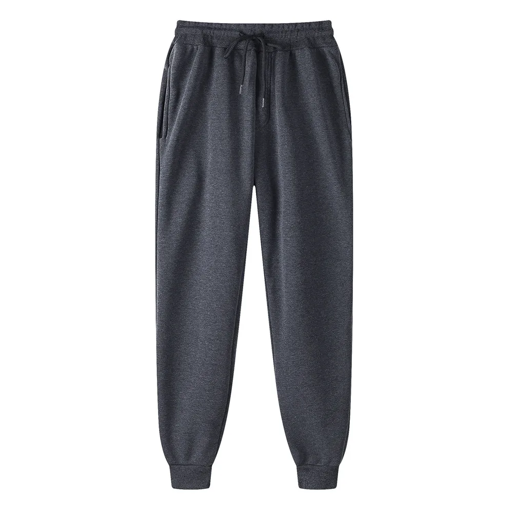 Men Clothing Jogger Pants Men Man Pants for Mens Sweatpants Men's Brushed Gym Women's Winter Trousers Tracksuit Fleece-lined thumbnail 3