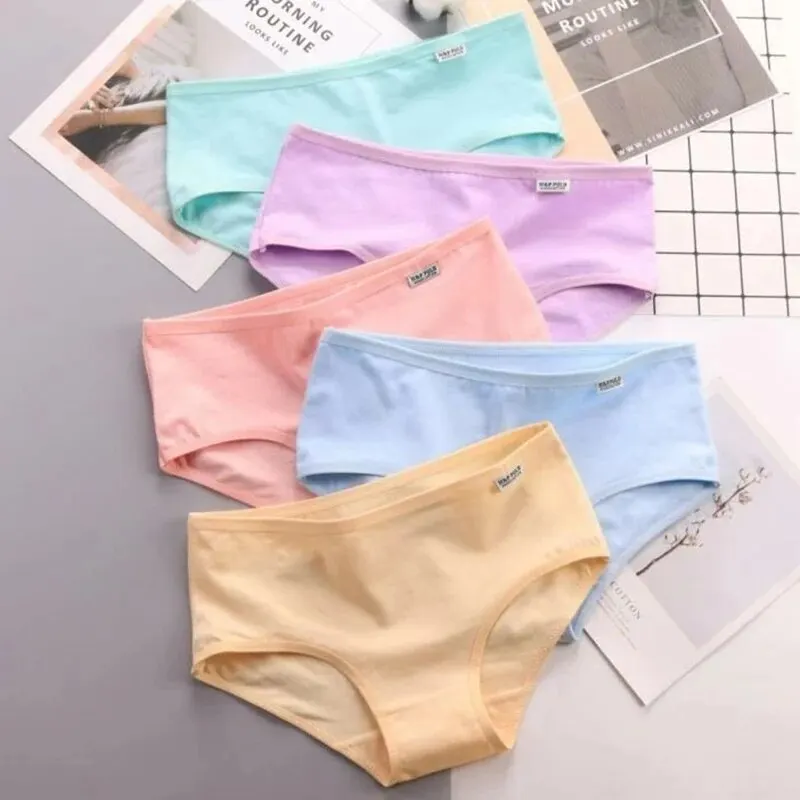 7Pcs/Lot Women's Panties Plus Size Underwear Cotton Briefs Girls Soft Pantys Female Intimates Underpant for Women Sexy Lingeries thumbnail 4