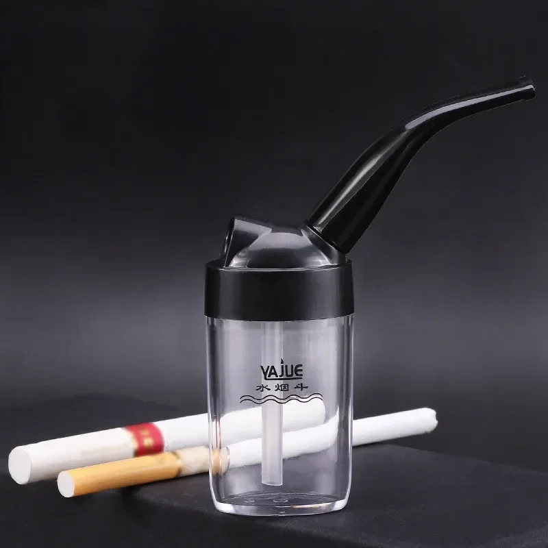 High Quality Pocket Size Mini Pipe Water Filter Cigarette Smoking Pipe Hookah Filter Outdoor Tool Smoking Cigarette Accessories thumbnail 2