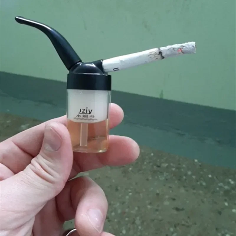 High Quality Pocket Size Mini Pipe Water Filter Cigarette Smoking Pipe Hookah Filter Outdoor Tool Smoking Cigarette Accessories thumbnail 6