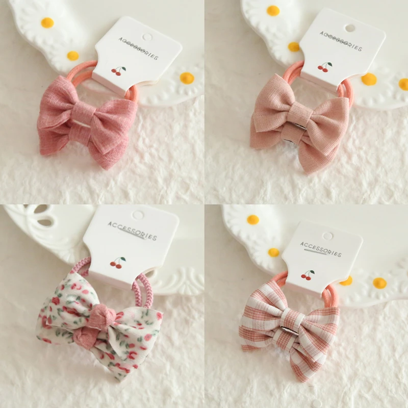 Children's Headwear Hair Accessories for girls, Elastic Hair Bow for baby, Cute Hair ties, Lovely Hair Rope thumbnail 6