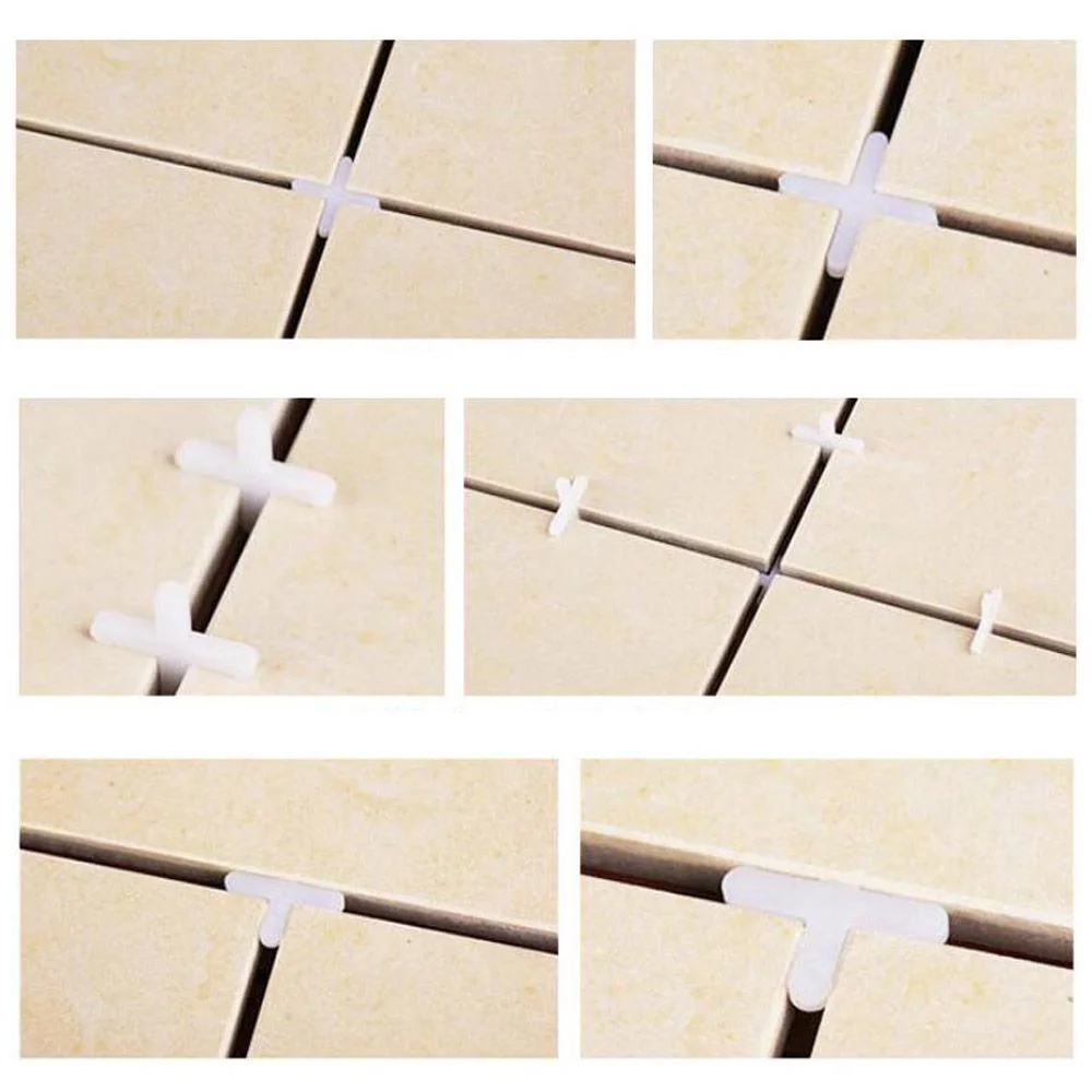 Tile Leveling System Reusable Wedges Construction Flooring Wall Spacer Locator Needle Pin for Wall Floor Tile Laying Leveler thumbnail 4