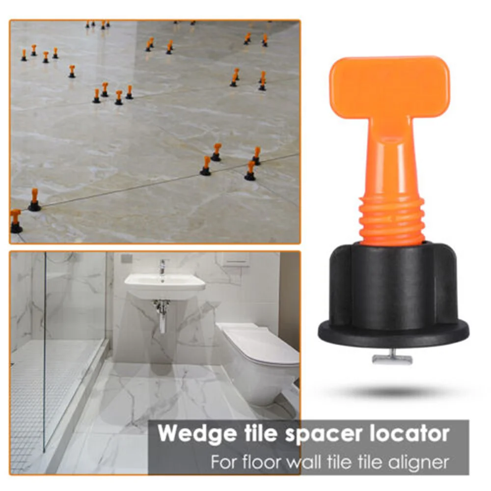 Tile Leveling System Reusable Wedges Construction Flooring Wall Spacer Locator Needle Pin for Wall Floor Tile Laying Leveler thumbnail 5