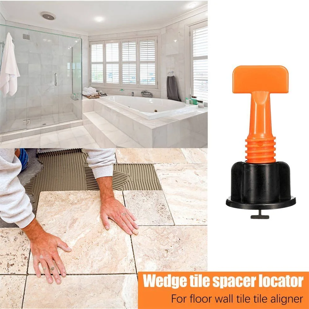 Tile Leveling System Reusable Wedges Construction Flooring Wall Spacer Locator Needle Pin for Wall Floor Tile Laying Leveler thumbnail 6