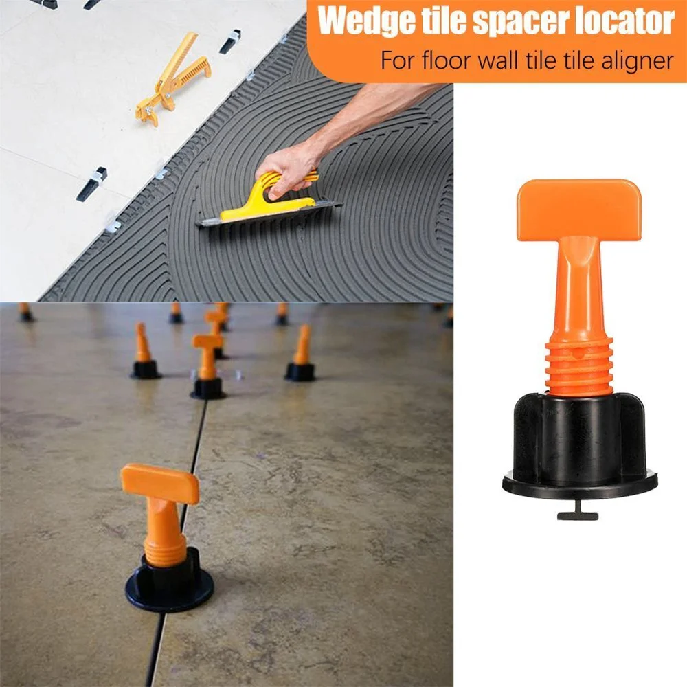 Tile Leveling System Reusable Wedges Construction Flooring Wall Spacer Locator Needle Pin for Wall Floor Tile Laying Leveler thumbnail 2