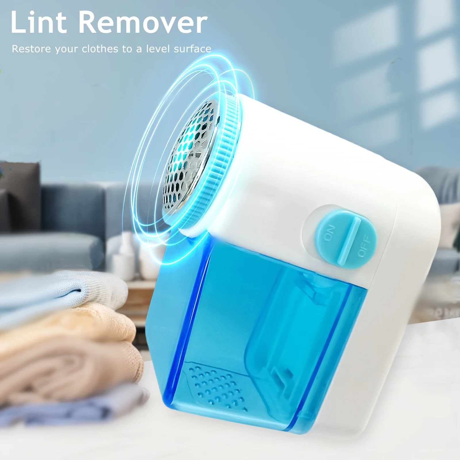 Electric Lint Remover - Battery Powered Hairball Trimmer for Clothes and Furniture - Easily Removes Lint and Hairballs thumbnail 2