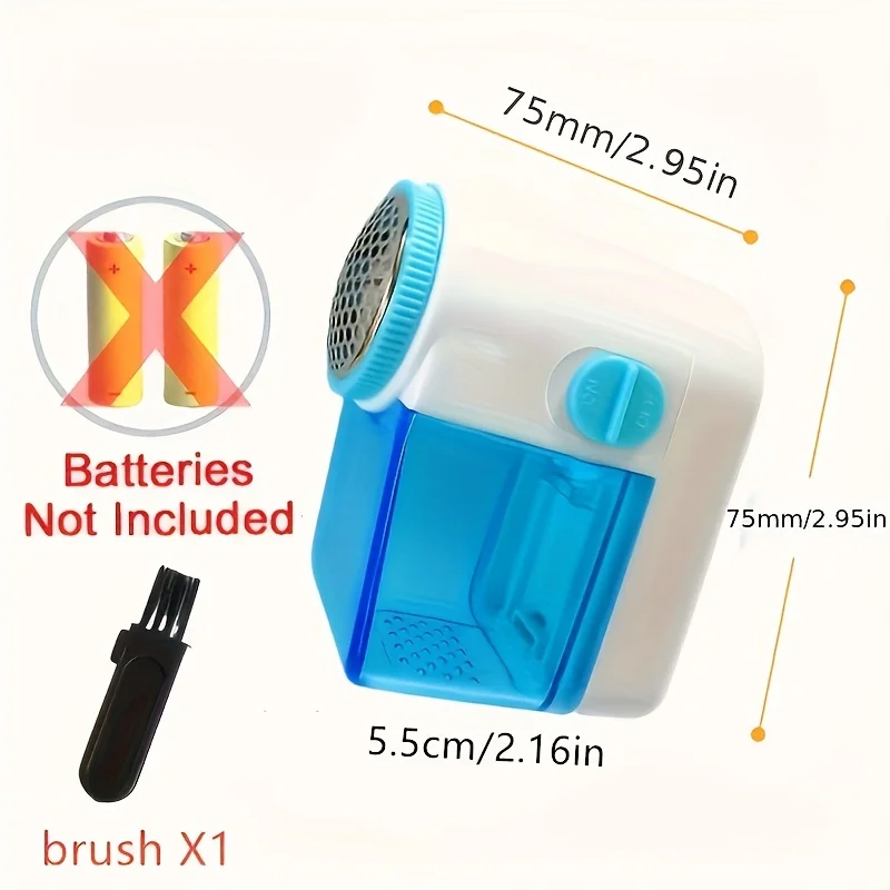 Electric Lint Remover - Battery Powered Hairball Trimmer for Clothes and Furniture - Easily Removes Lint and Hairballs thumbnail 3