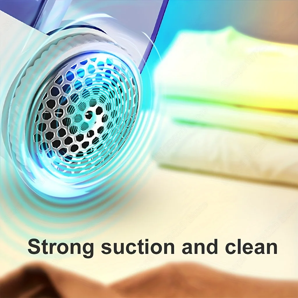 Electric Lint Remover - Battery Powered Hairball Trimmer for Clothes and Furniture - Easily Removes Lint and Hairballs thumbnail 4