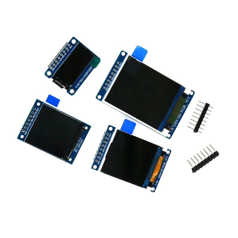TFT Display 0.96 1.3 1.44 1.8 inch IPS 7P SPI HD 65K Full Color LCD Module ST7735 / ST7789 Drive IC 80*160 240*240 (Not OLED) thumbnail 2
