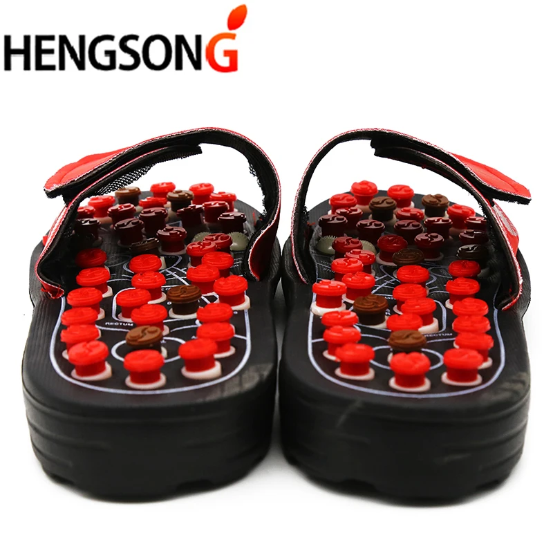 Acupoint Massage Slippers Sandal For Men Feet Chinese Acupressure Therapy Medical Rotating Foot Massager Shoes Unisex thumbnail 5