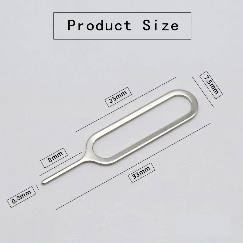 10pcs Anti-Lost Eject Sim Cards Tray Open Pin Needle Key Tool Ejetor for IPhone IPad Mobile Smartphone SIM Remover Accessories thumbnail 6