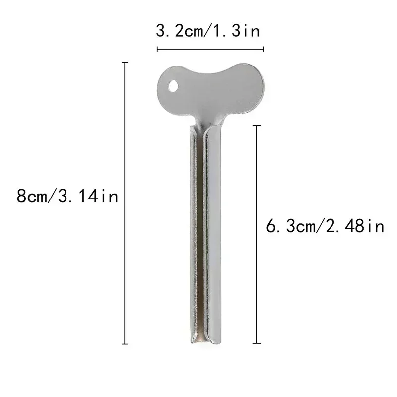 1pcs Stainless Steel Toothpaste Squeezer Facial Cleanser Toothpaste Dispenser Squeezer Tube Tools Metal Bathroom Accessories thumbnail 5
