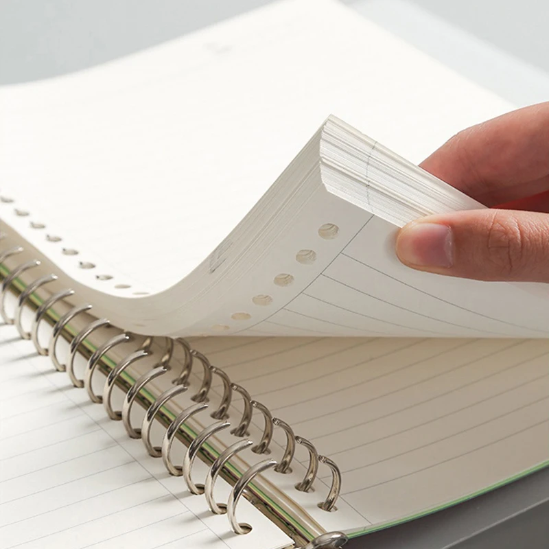 A5/B5/A4 Binder Notebooks Loose Leaf Replaceable Inner Refill with Divider Metal Ring Journal for Student Office School Supplies thumbnail 5