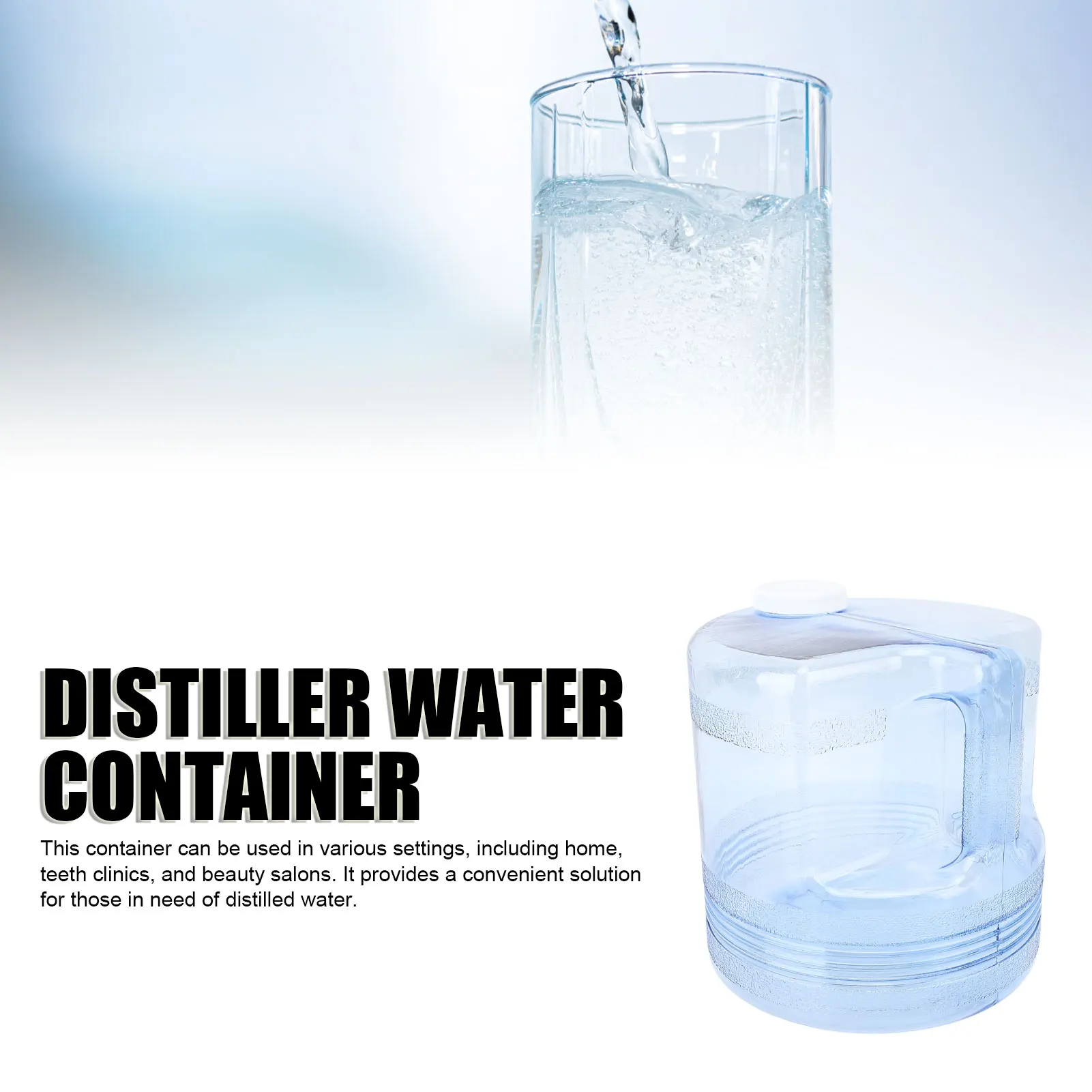 4L Water Distiller Purifier Filter Dispenser Heating Drinking Bottle Softener Stainless Steel Home Appliance Replacement Bottle thumbnail 2
