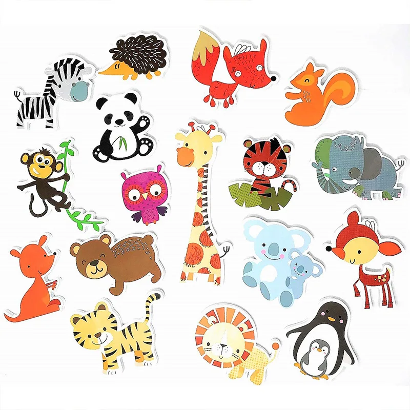 Baby Toy Animal Bath Toys for Kids Soft EVA Paste Bathroom Toys Animal Cognitive Floating Water Toys for Boys Girls 2 to 4 Years thumbnail 6