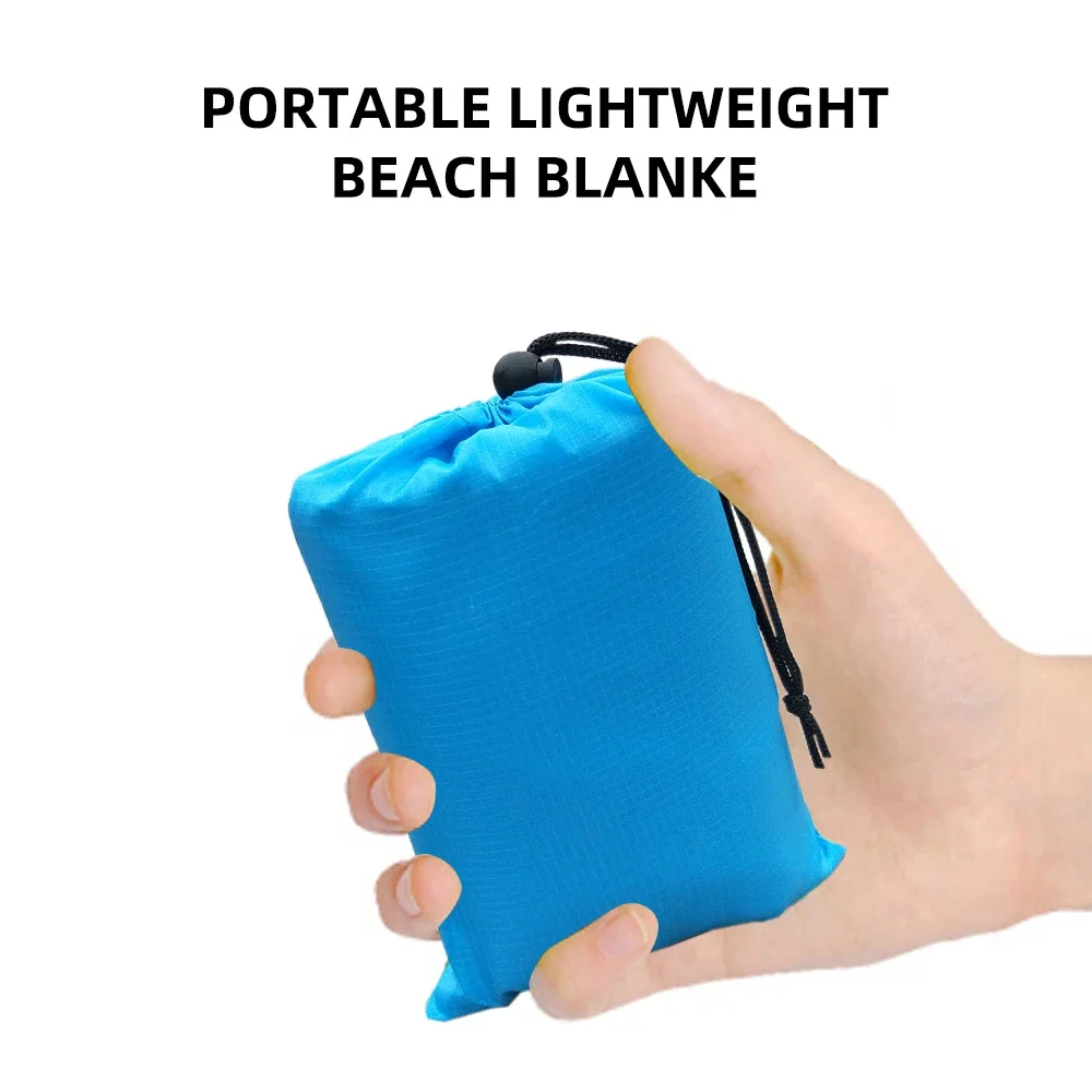 Waterproof Beach Mat Extra Large Outdoor Camping Mat Blanket Folding Sand Free Pocket Mattress Portable Lightweight Picnic Mat thumbnail 4