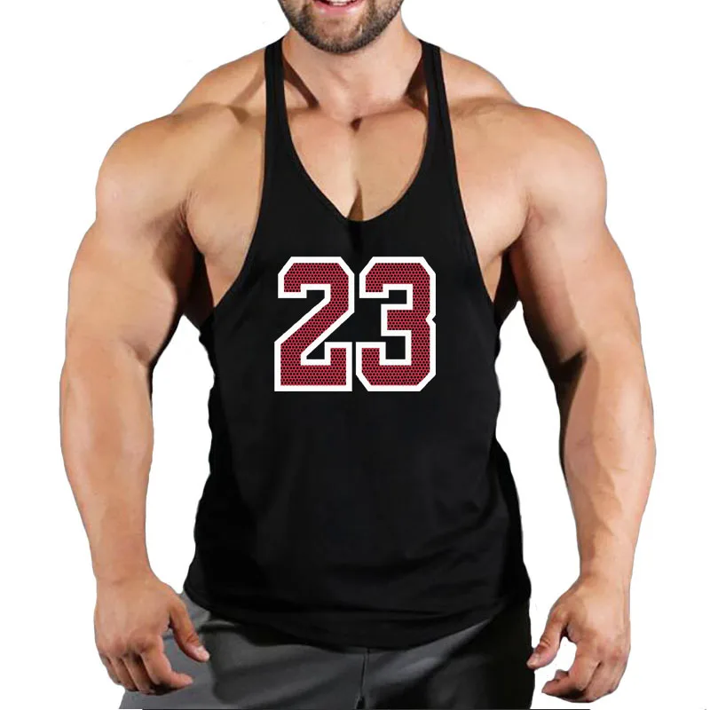 Men's Clothing Gym Vest Vests Bodybuilding Man Top for Fitness Stringer Sleeveless Sweatshirt T-shirts Suspenders Man Clothes thumbnail 4