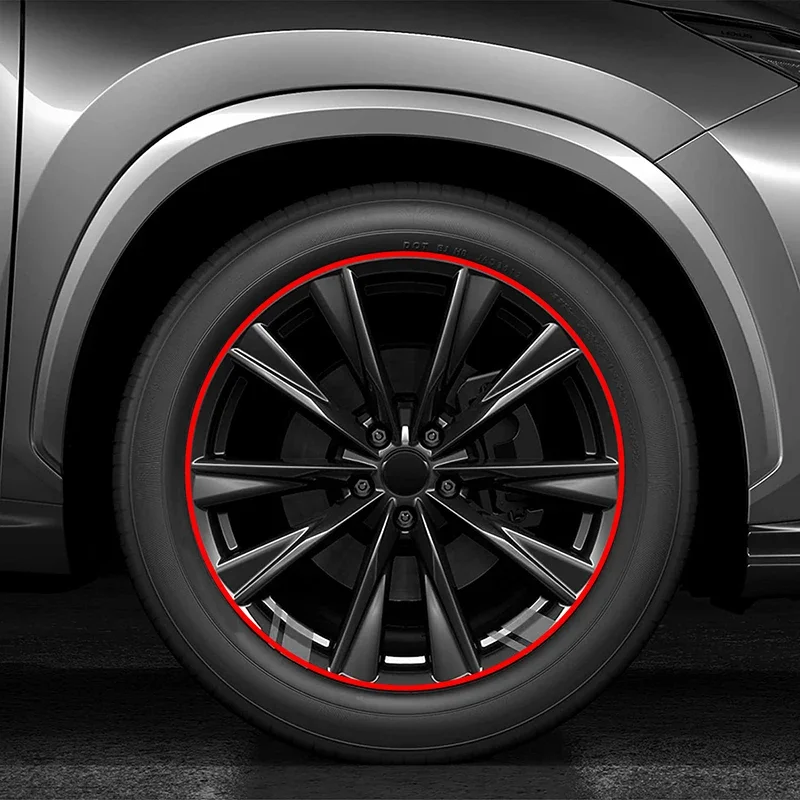 Universal Car Rim Protect Strip Wheel Edge Protector Car Wheel Sticker Tire Protection Care Covers Car Styling thumbnail 2