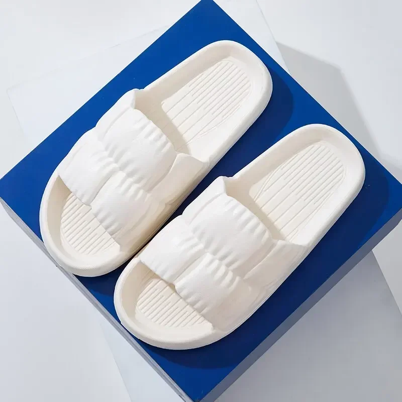 2024 Women Soft Sole Cloud Slippers Thick Platform Indoor Outdoor Beach Sandals Summer EVA Non Slip Flip Flops thumbnail 2