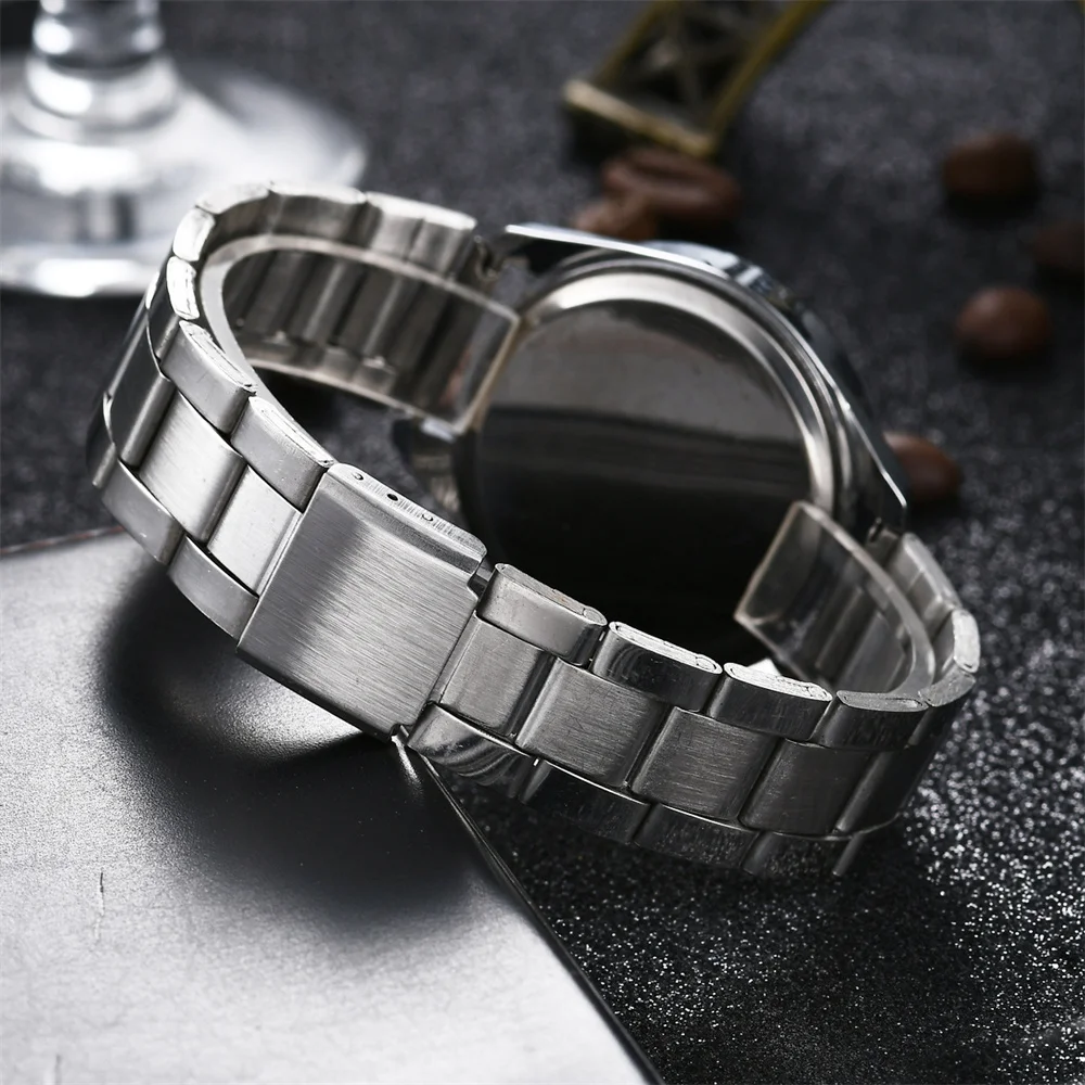 Luxury Women's Watch Fashion 2025 Diamonds TVK Quartz Watch Business Stainless Steel Gold Ladies Clock Gift Wristwatch thumbnail 6
