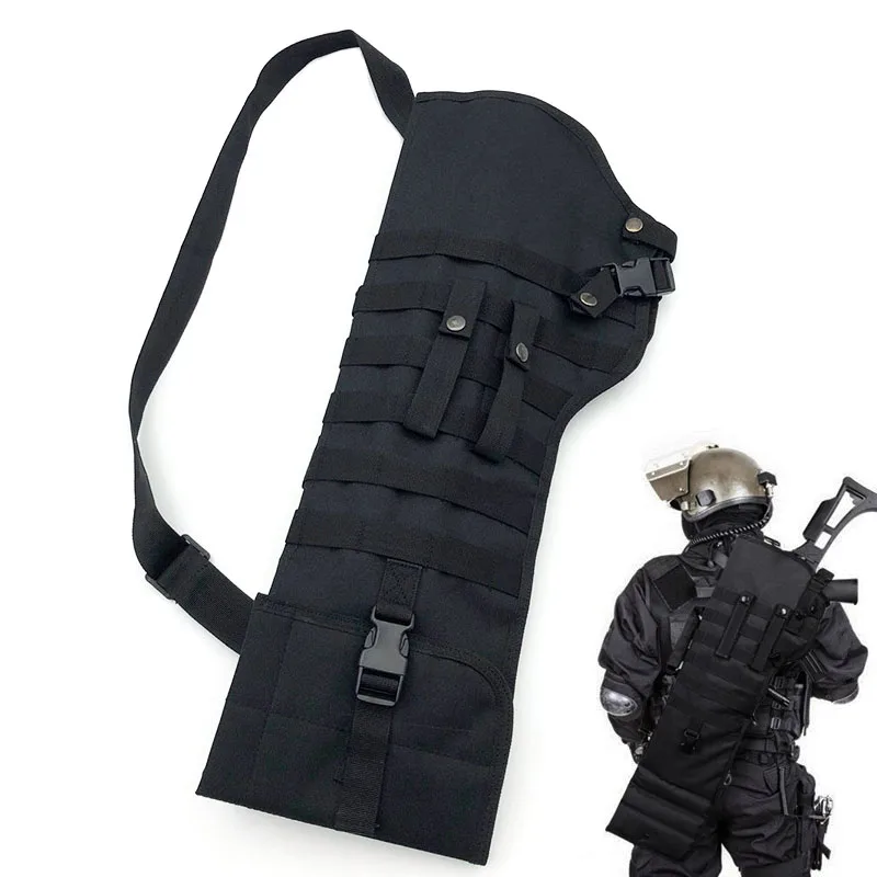Outdoor Hunting Molle Style Shoulder Rifle Shotgun Storage Bag Tactical Backpack Long Scabbard Bag Holster M4 AK Case thumbnail 5