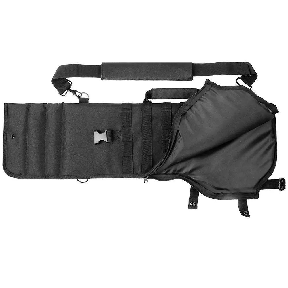 Outdoor Hunting Molle Style Shoulder Rifle Shotgun Storage Bag Tactical Backpack Long Scabbard Bag Holster M4 AK Case thumbnail 4