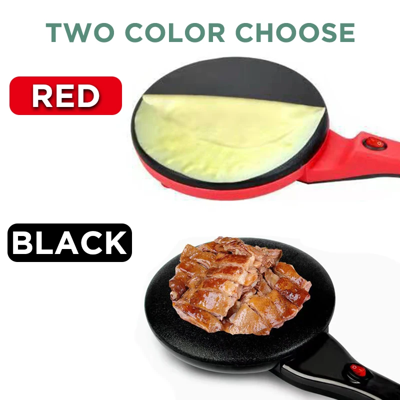 NEW 2026Electric Crepe Maker Pizza Pancake Machine NonStick Griddle Baking Pan Cake Machine Kitchen Appliance Cooking Tools 220V thumbnail 5