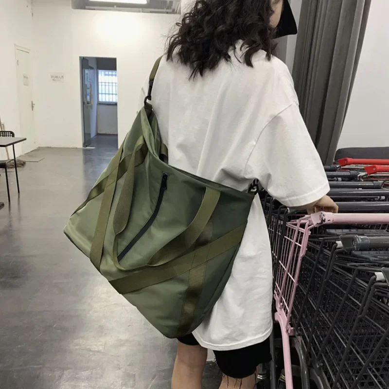 Casual Tote Bag Men's Big Handbag Fashion For Man Large Capacity Cross Bag Men Fit For Short Distance Travel Shoulder Bag thumbnail 3