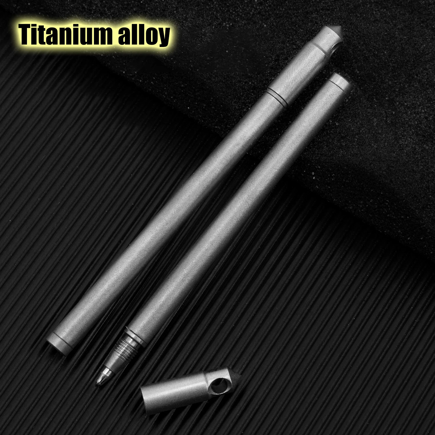 MINI Titanium Alloy Break Windows Tactical Pen EDC Multi-functional Self-defense Tool Travel Metal Ballpoint Pen Signature Pen thumbnail 2