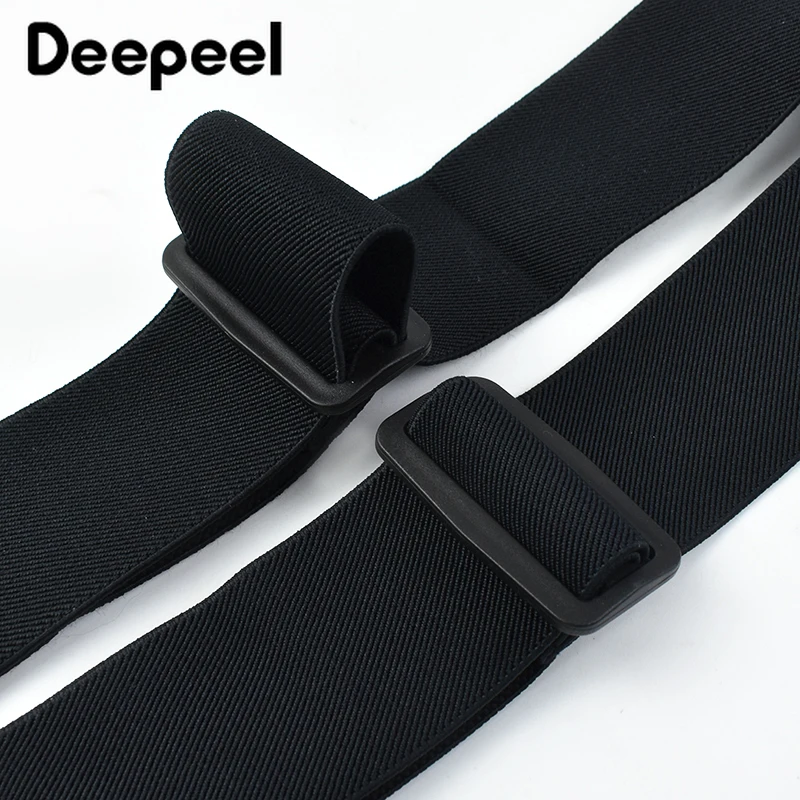 Deepeel 5*120cm Men's Adult Suspenders 4 Clip Hook Buckle Wide Stretch Straps Male Jockstrap Braces Men Skirt Jeans Accessories thumbnail 3