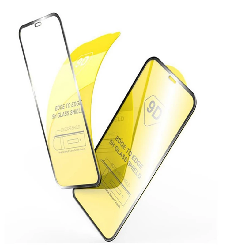 1-4PCS 9D Protective Glass For iPhone 16 15 11 12 13 14 Pro Max 15Plus Screen Protector For iPhone XR X XS MAX Tempered Glass thumbnail 6