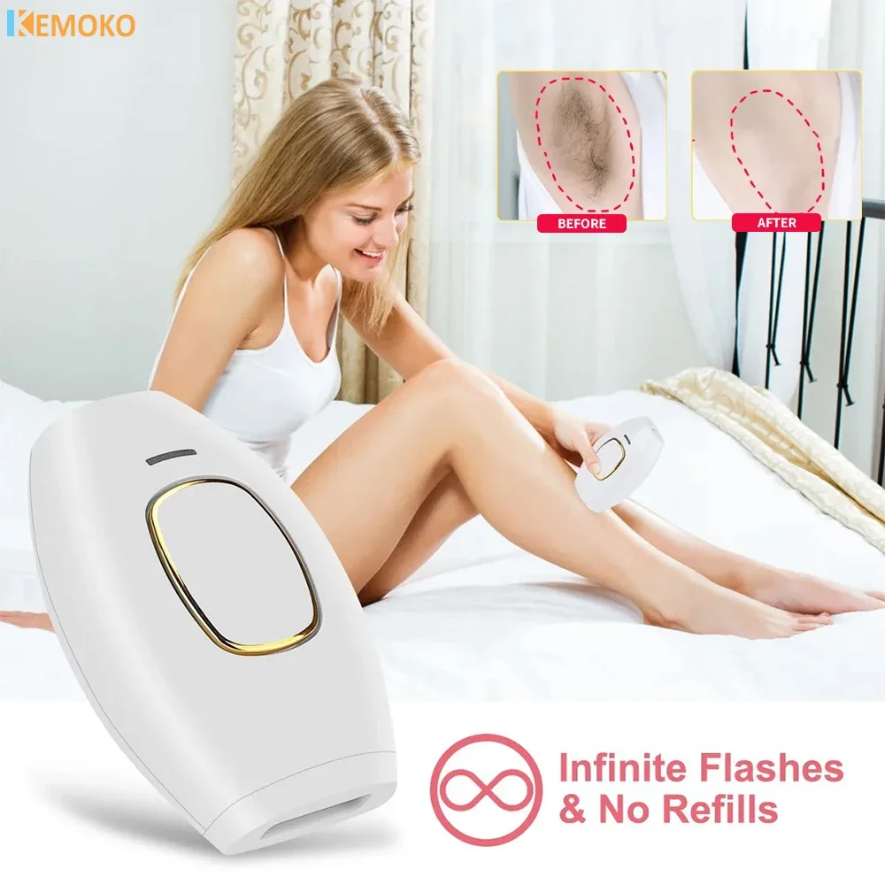 500000 Flash Painless Laser IPL Epilator Women Shaver Permanent Hair Removal For Body Face Bikini Underarm Hair Removal Machine thumbnail 2