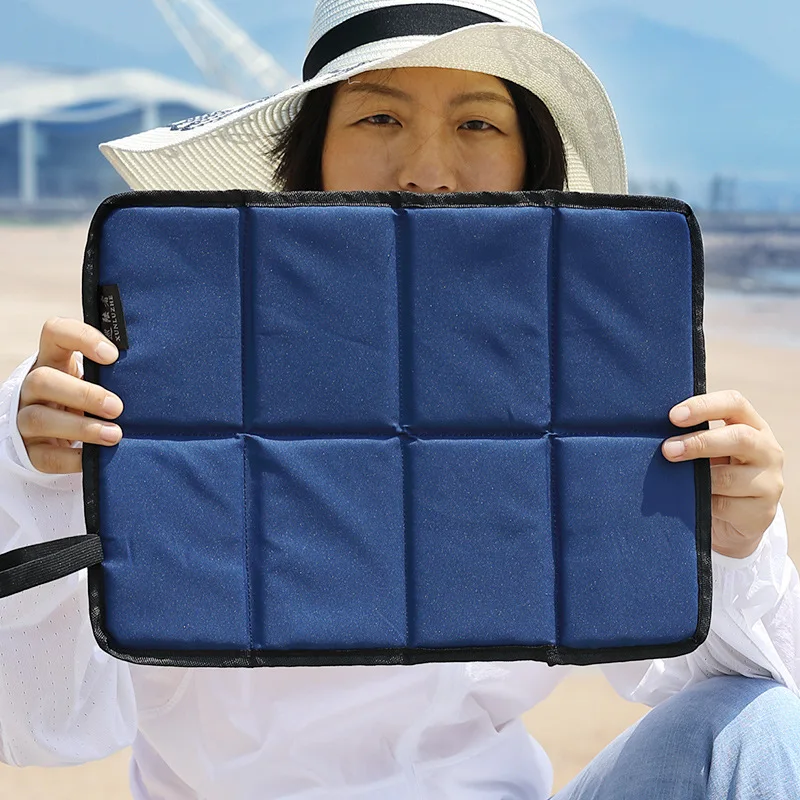 Folding Camping Mat Portable Outdoor Oxford Cloth Waterproof Foam Sitting Prevent Dirty Hiking Small Seat Pad