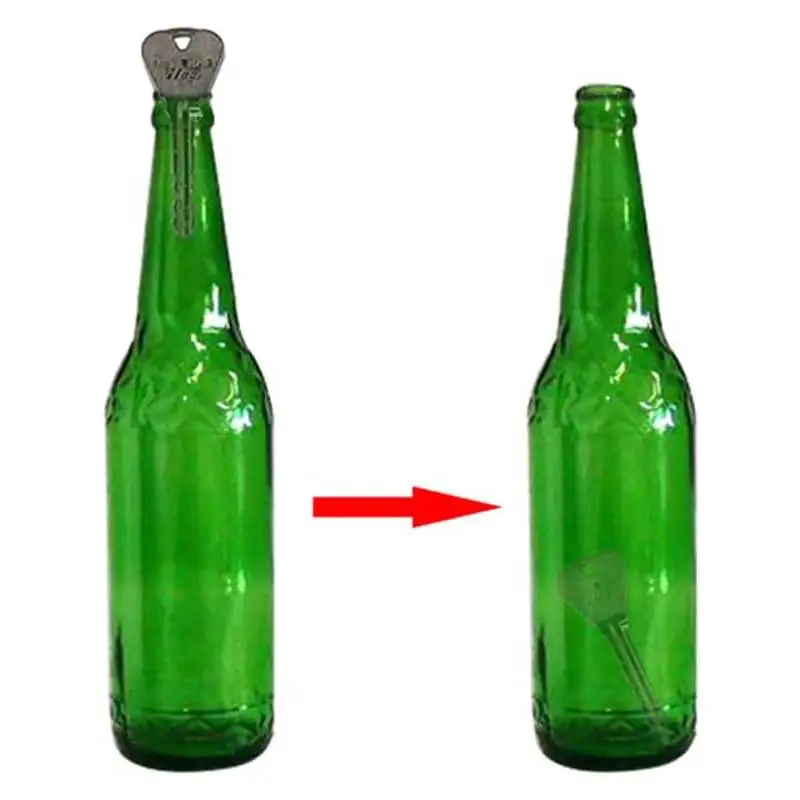 Bottle Trick Magic Trick Toy Folding Key Thru Bottle Penetration Magic Tricks Magic Key Magician Gifts for Kids Adults Party thumbnail 3