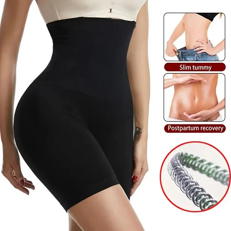 Shapewear for Women High Waist Trainer Panties Slimming Sheath Tummy Control Hip Butt Lifter Shorts Ladies Mid Thigh Body Shaper thumbnail 4