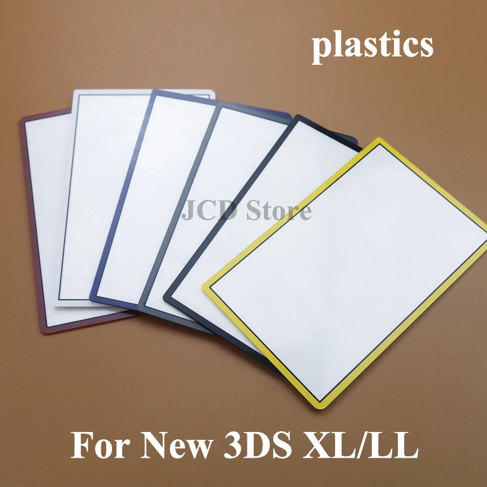 1 Piece  Replacement Upper Upper Front Top Screen Frame Lens Cover LCD Screen For 3DS XL LL New 3DSXL 3DSLL Plastic & Glass Lens thumbnail 3
