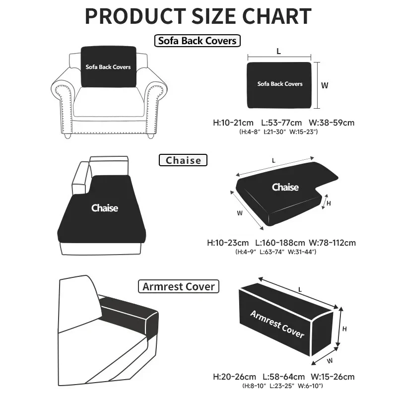 Waterproof Sofa Cover Luxury Adjustable Elastic Couch Cover for Living Room Sofa Seat Cover 1 2 3 4 seater l shaped full set thumbnail 6