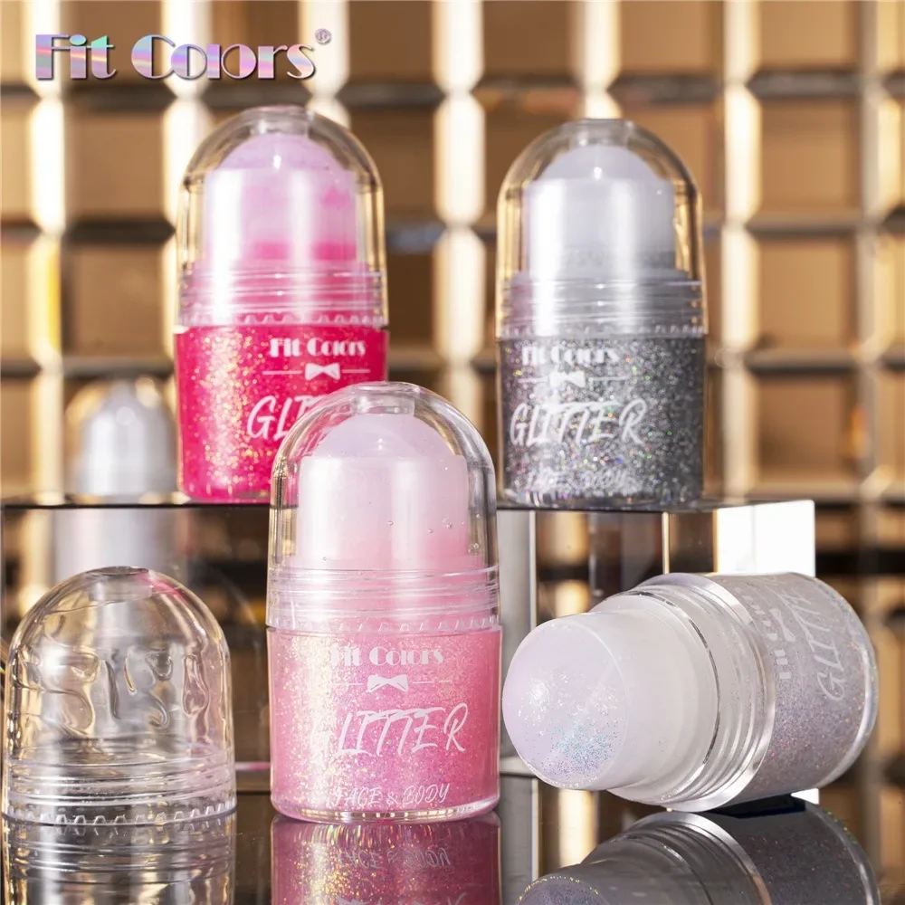 Rolling Sequins Glitter Gel Face Body Painting Shine Liquid Green White Pearl Gloss Eye Brighten Stage Makeup Decoration thumbnail 3