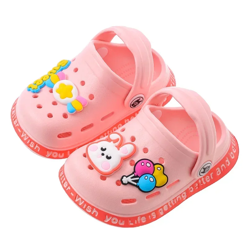 Summer Children Garden Clogs Shoes Boys&Girls Beach Sandal Kids Lightweight Breathable Cute Cartoon Slip Baby Slippers thumbnail 5