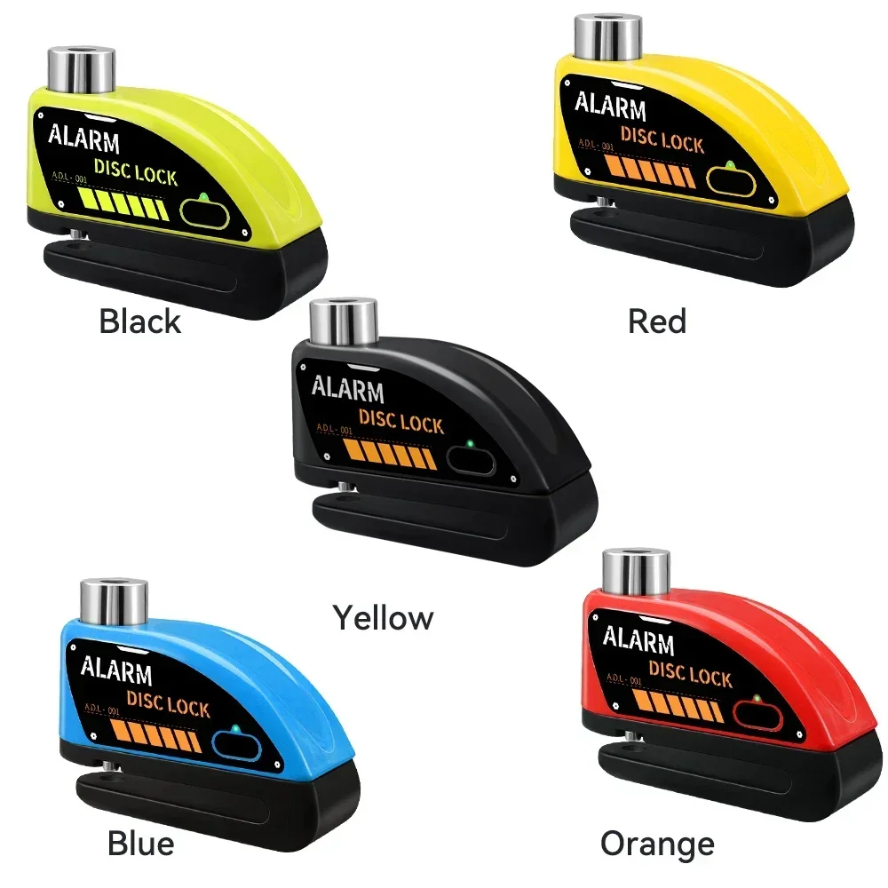 Extractme Motorcycle Alarm Disc Brake Lock Security Moto Wheel Disk Padlock Waterproof 110dB Loud Anti Theft Alarma Motocicleta thumbnail 2