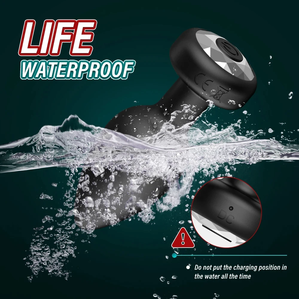 10 Speeds Anal Plug Vibrator Remote Control Butt Plug Men Prostate Massage Female Masturbator Adult Sex Toys for Women Men Gay thumbnail 5