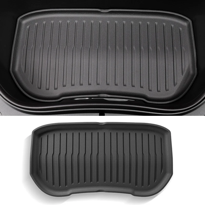 for Tesla Model 3+ Highland 2024-2026 Car Front Rear Trunk Mats TPE Lower Trunk Storage Protective Cargo Liner Anti Dirty Pads thumbnail 4