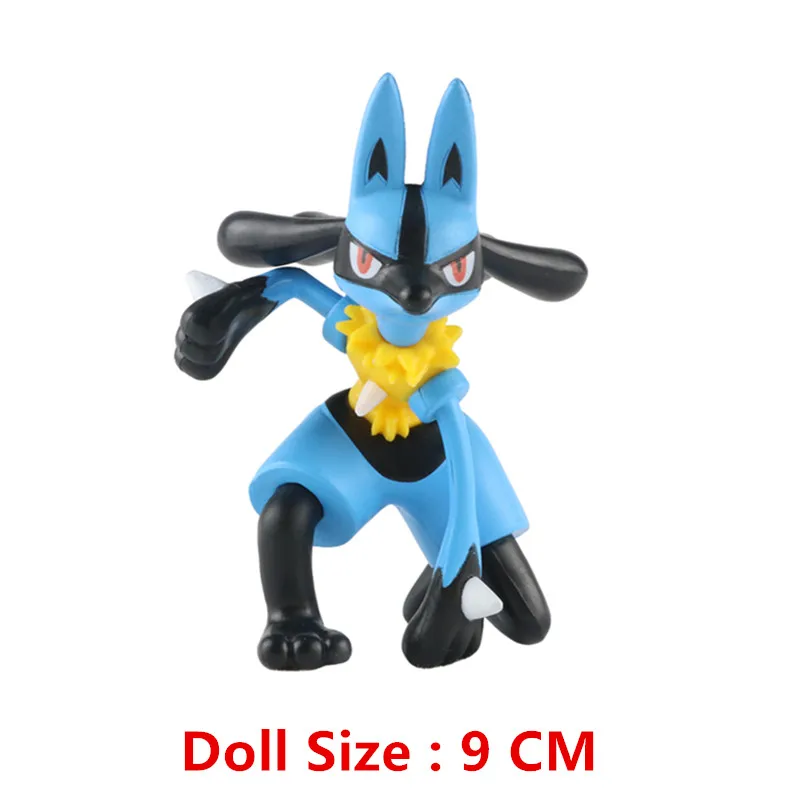 Pokemon Anime Figure Gengar Pikachu Eevee Greninja Mewtwo Pocket Monster Cartoons Figure Model Action Toy Kids Gift Buy in bulk thumbnail 4