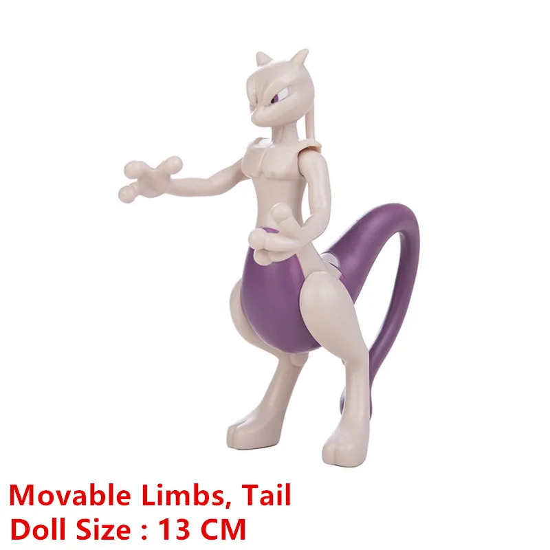 Pokemon Anime Figure Gengar Pikachu Eevee Greninja Mewtwo Pocket Monster Cartoons Figure Model Action Toy Kids Gift Buy in bulk thumbnail 3