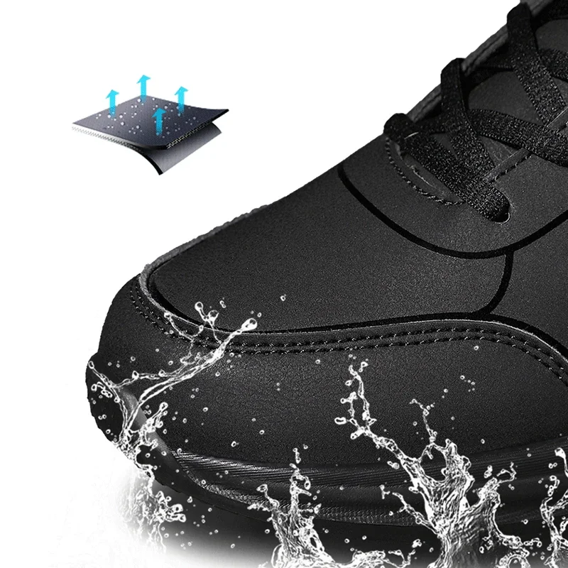 New Lightweight Men Sneakers Winter Men's Running Shoes Non-slip Breathable Male Walking Shoes Warm Lace Up Soft Casual Shoes thumbnail 3