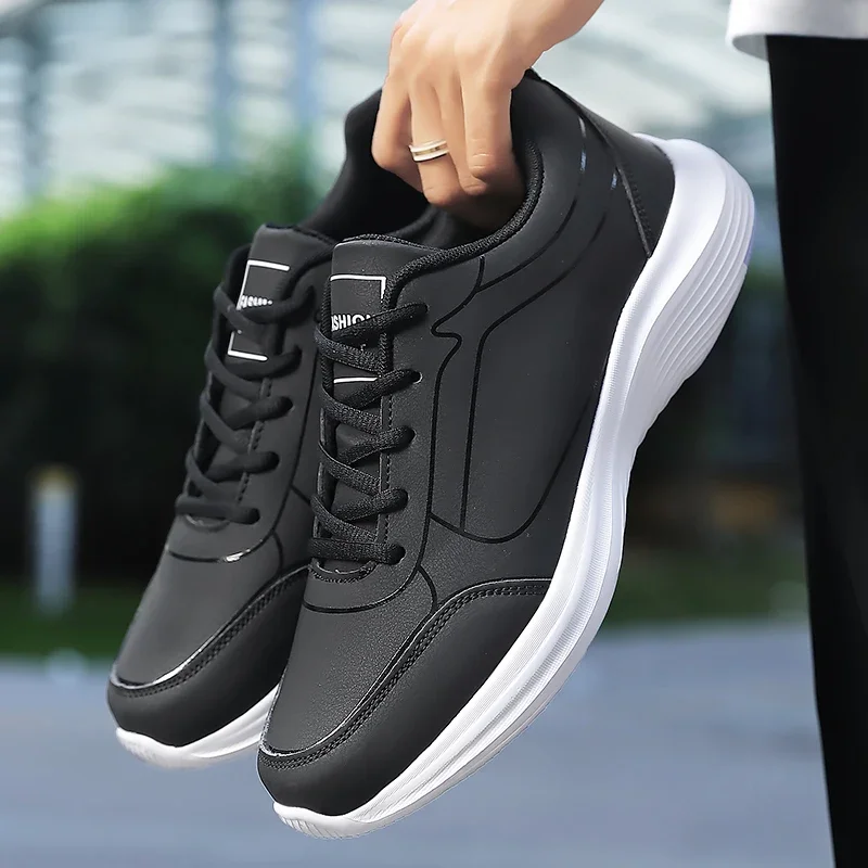 New Lightweight Men Sneakers Winter Men's Running Shoes Non-slip Breathable Male Walking Shoes Warm Lace Up Soft Casual Shoes thumbnail 2
