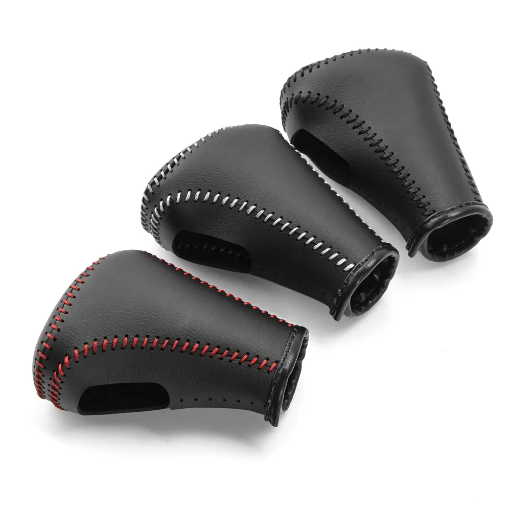 Leather Car Gear Shift Knob Cover for Honda CRV HR-V Civic Accord 2023 2024 Auto Accessories thumbnail 2