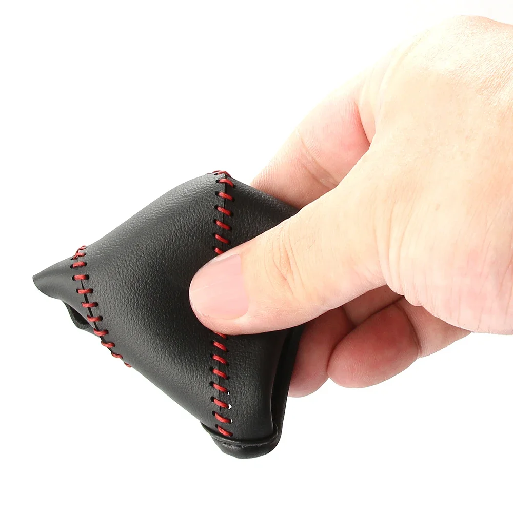 Leather Car Gear Shift Knob Cover for Honda CRV HR-V Civic Accord 2023 2024 Auto Accessories thumbnail 6
