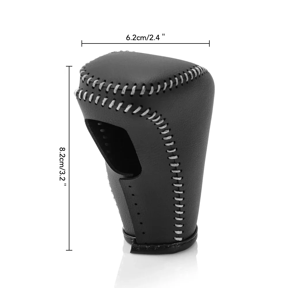 Leather Car Gear Shift Knob Cover for Honda CRV HR-V Civic Accord 2023 2024 Auto Accessories thumbnail 4